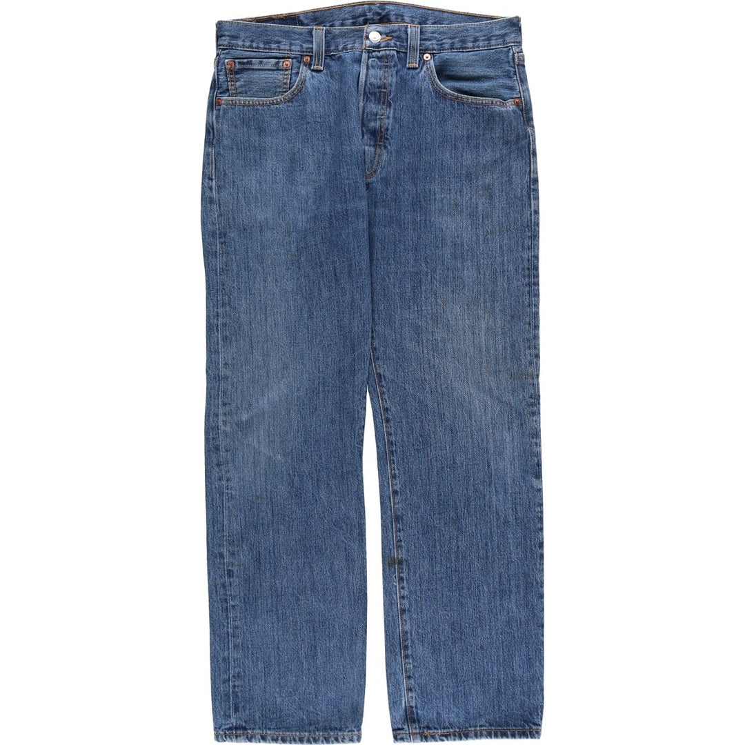 Levi's 501 straight denim pants for men, size W34 unclear blue type Vintage Second Hand
