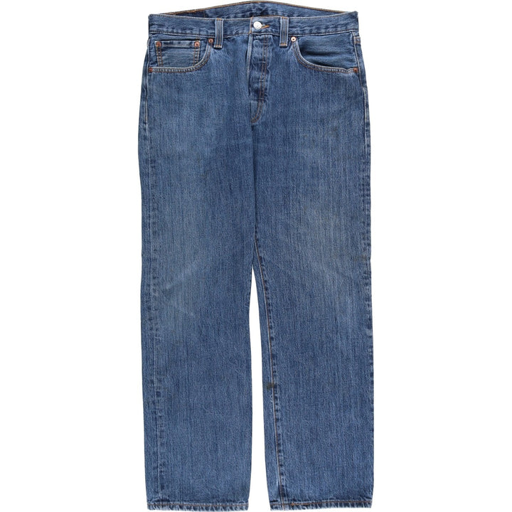 Levi's 501 straight denim pants for men, size W34 unclear blue type Vintage Second Hand
