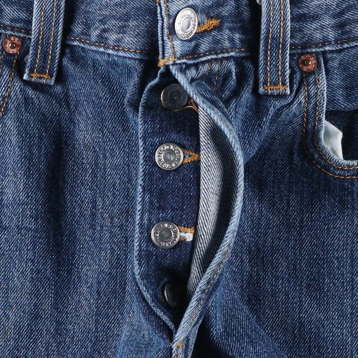 Levi's 501 straight denim pants for men, size W34 unclear blue type Vintage Second Hand