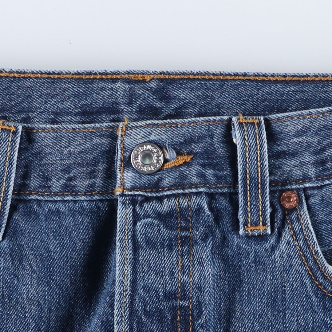 Levi's 501 straight denim pants for men, size W34 unclear blue type Vintage Second Hand