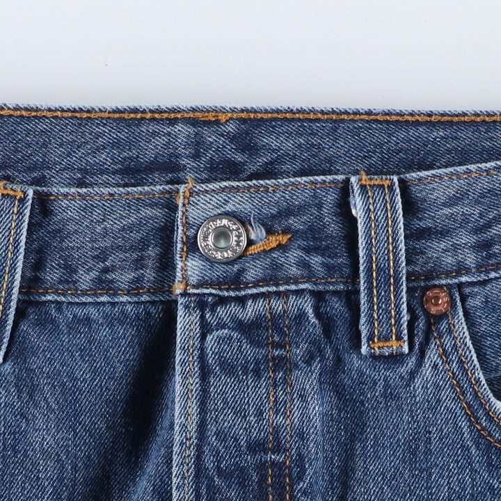 Levi's 501 straight denim pants for men, size W34 unclear blue type Vintage Second Hand