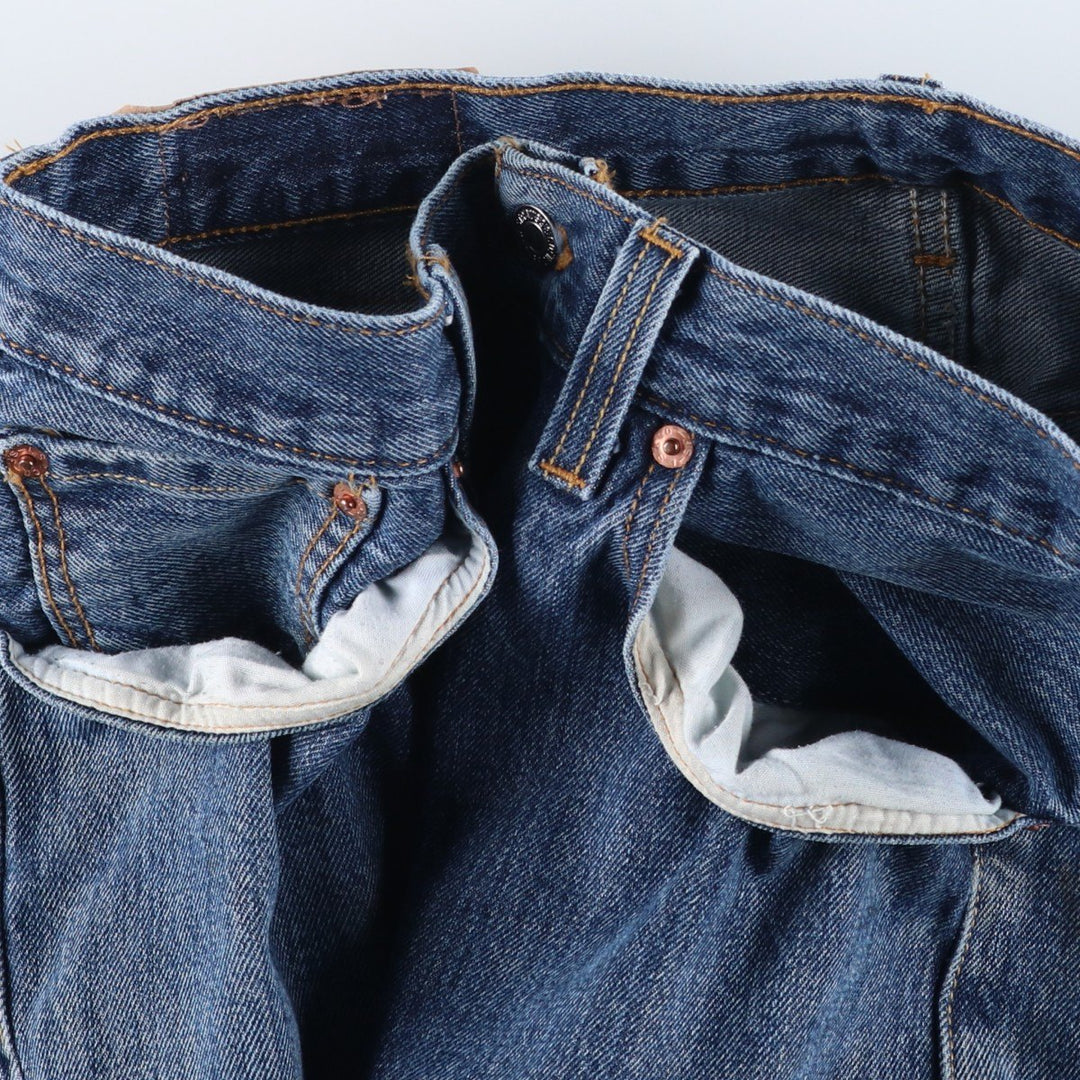 Levi's 501 straight denim pants for men, size W34 unclear blue type Vintage Second Hand