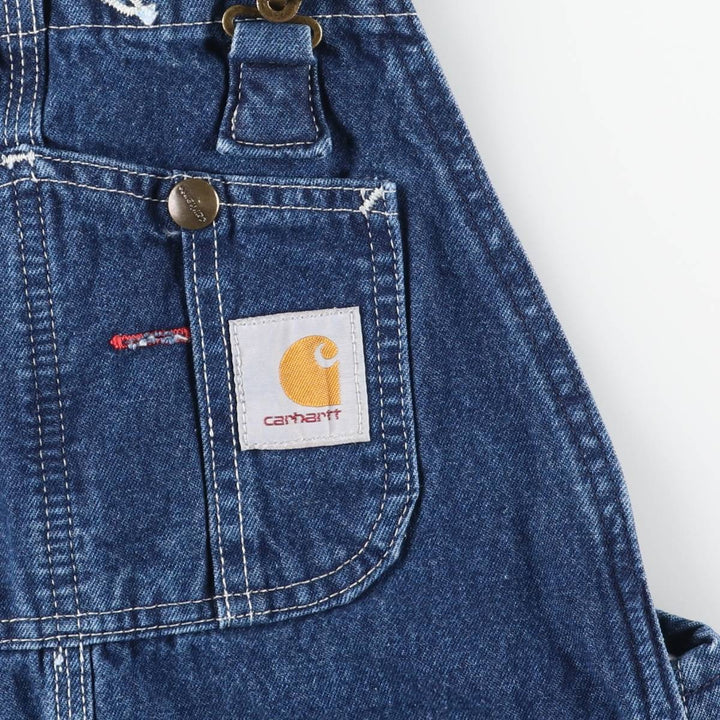 Carhartt Men's Denim Overalls (Size W31) cotton blue type Vintage Second Hand