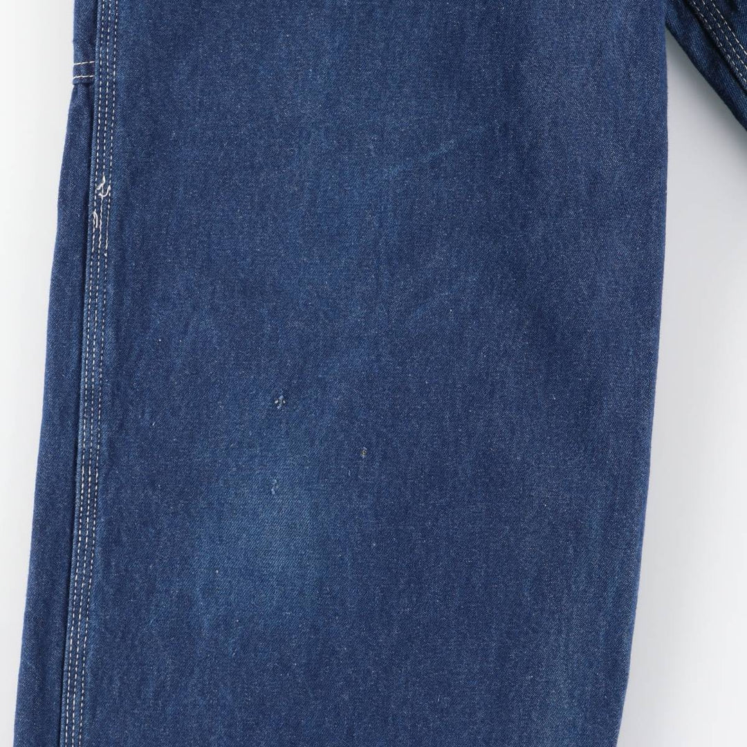 Carhartt denim overalls for men, equivalent to w39 cotton blue type Vintage Second Hand