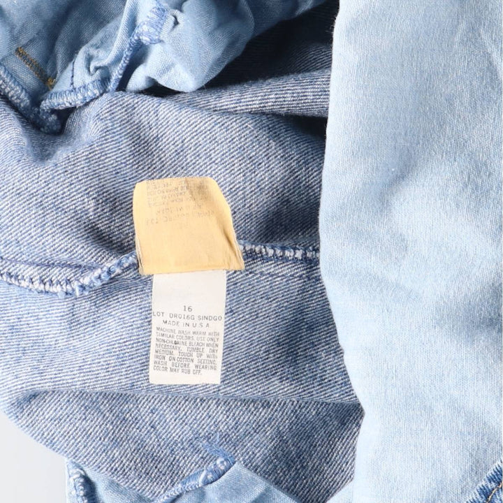 70s-80'S LLBean denim overalls, made in the USA, men's size W38 cotton blue type Vintage Second Hand