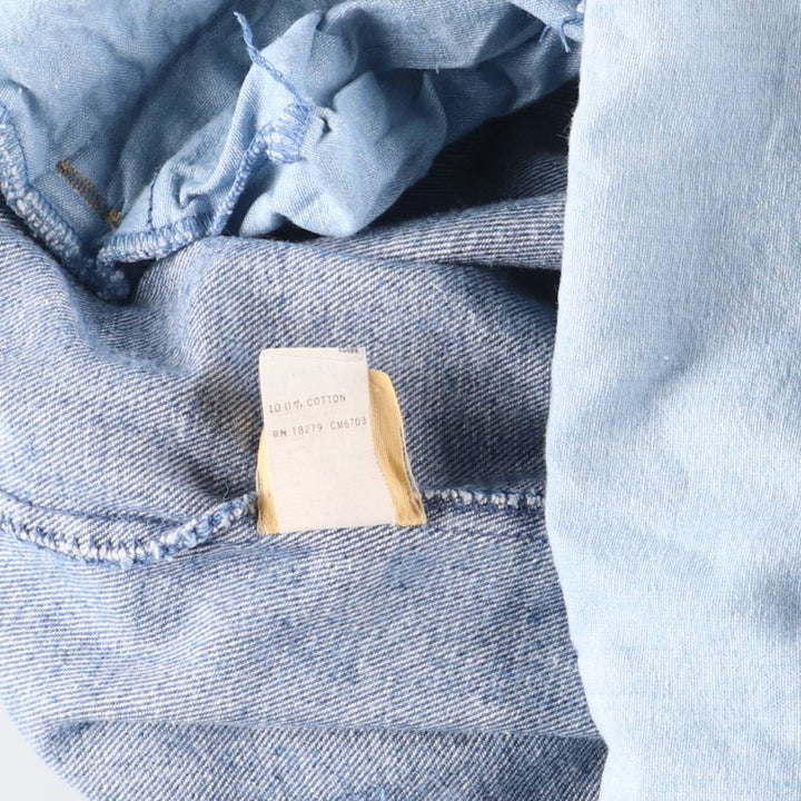 70s-80'S LLBean denim overalls, made in the USA, men's size W38 cotton blue type Vintage Second Hand
