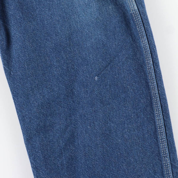Key Logo Patch Denim Overalls, Made in USA, Men's, Size W33 cotton blue type Vintage Second Hand