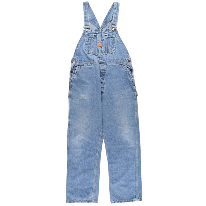 Vintage 70s-80'S Big Ben denim overalls, made in the USA, men's size 38. unclear blue type Vintage Second Hand