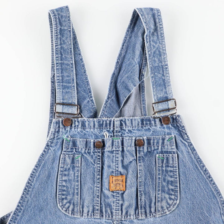 Vintage 70s-80'S Big Ben denim overalls, made in the USA, men's size 38. unclear blue type Vintage Second Hand