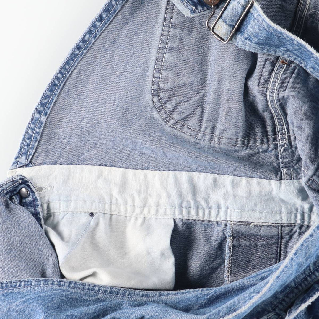 Vintage 70s-80'S Big Ben denim overalls, made in the USA, men's size 38. unclear blue type Vintage Second Hand