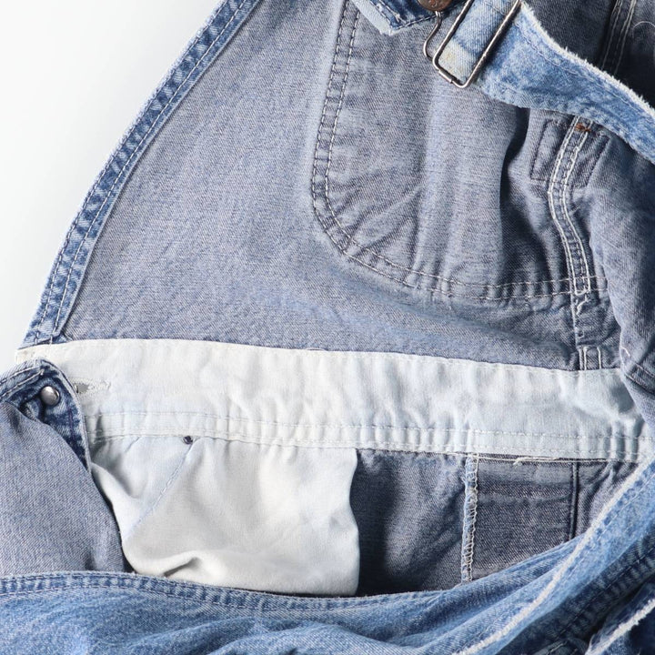 Vintage 70s-80'S Big Ben denim overalls, made in the USA, men's size 38. unclear blue type Vintage Second Hand