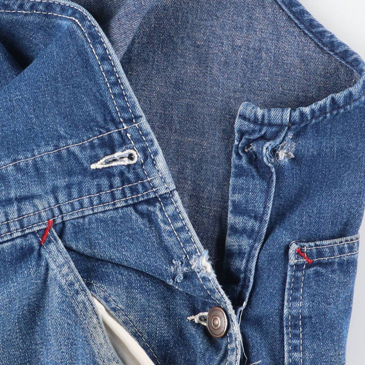 Cowden Men's Denim Overalls, Size W39 unclear blue type Vintage Second Hand