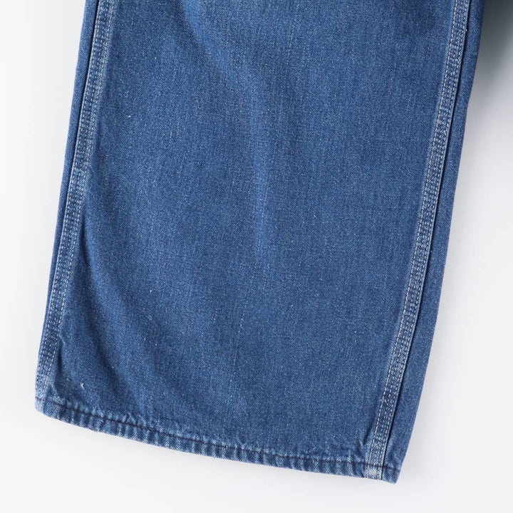 Cowden Men's Denim Overalls, Size W39 unclear blue type Vintage Second Hand