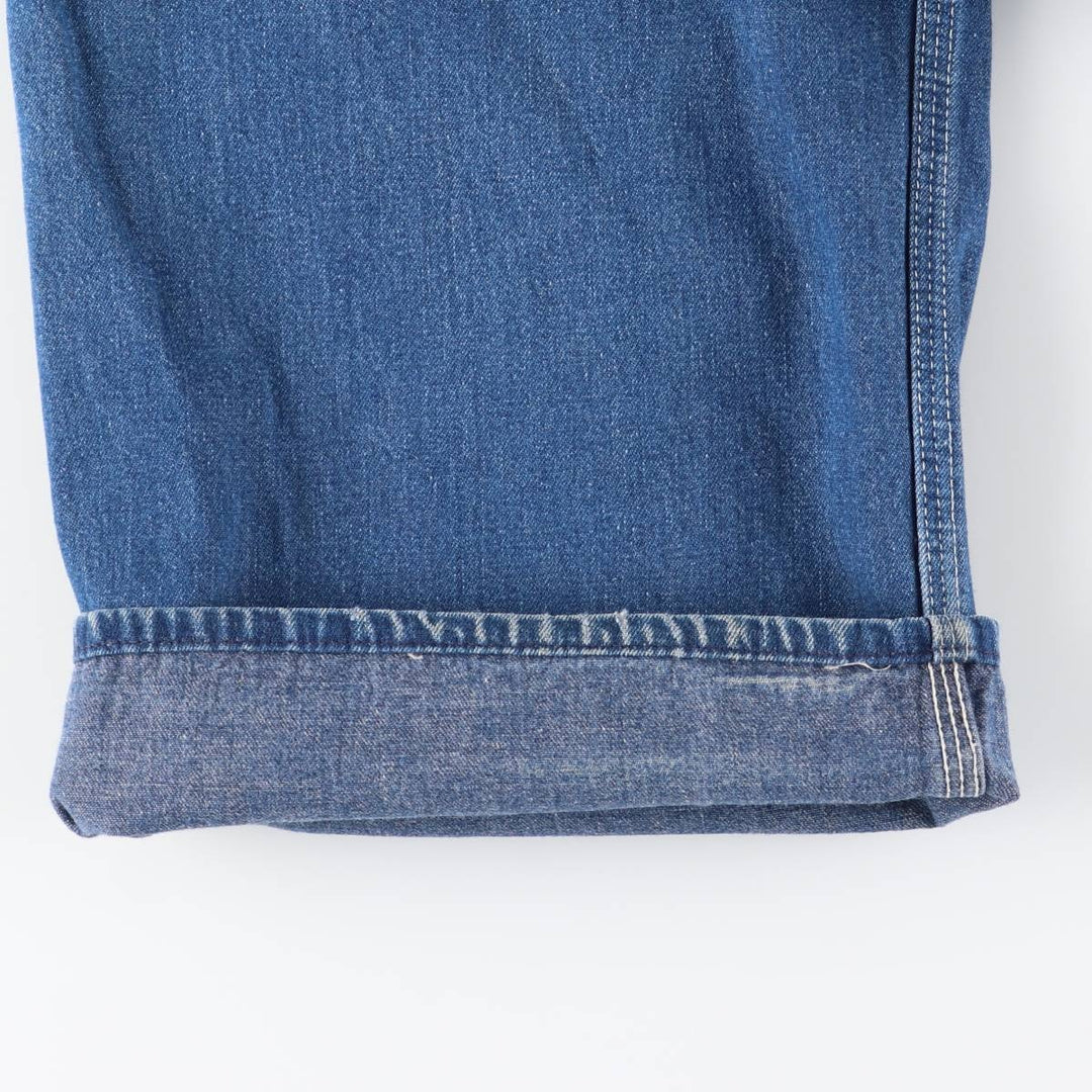 Cowden Men's Denim Overalls, Size W39 unclear blue type Vintage Second Hand