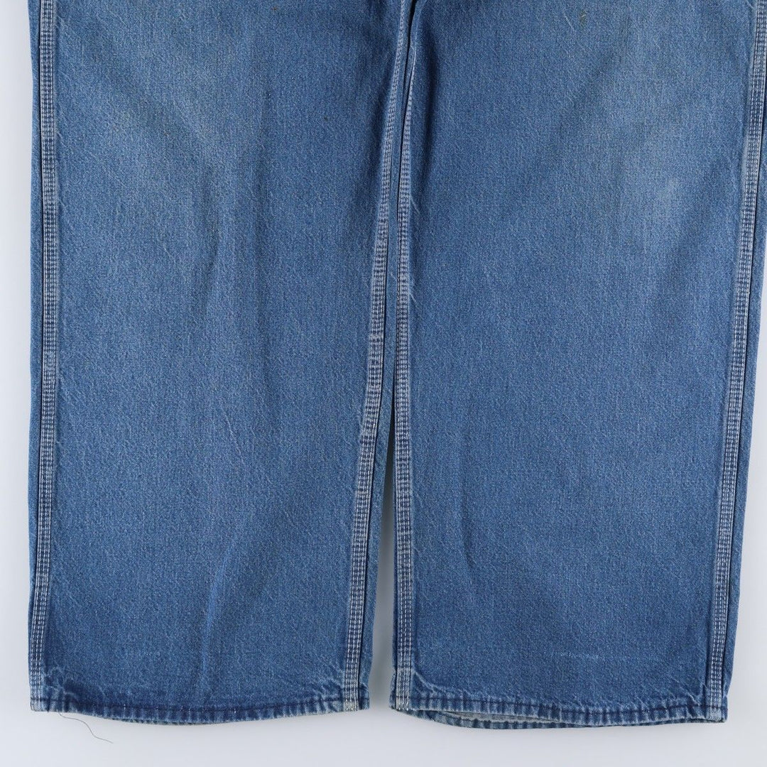 Big size 90'S Dickies denim overalls, men's size W41 equivalent, vintage. cotton blue type Vintage Second Hand