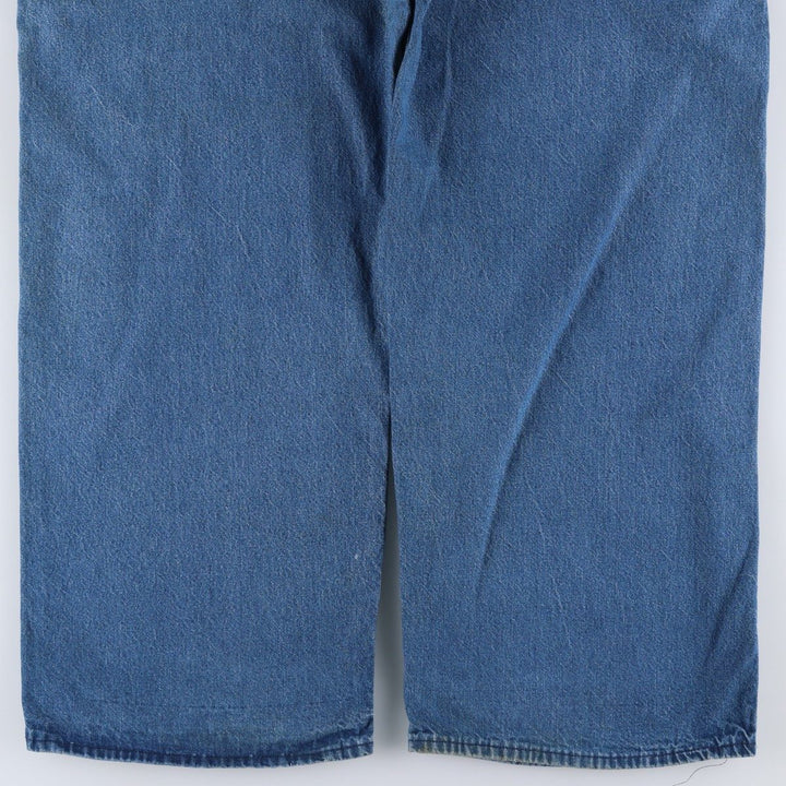 Big size 90'S Dickies denim overalls, men's size W41 equivalent, vintage. cotton blue type Vintage Second Hand