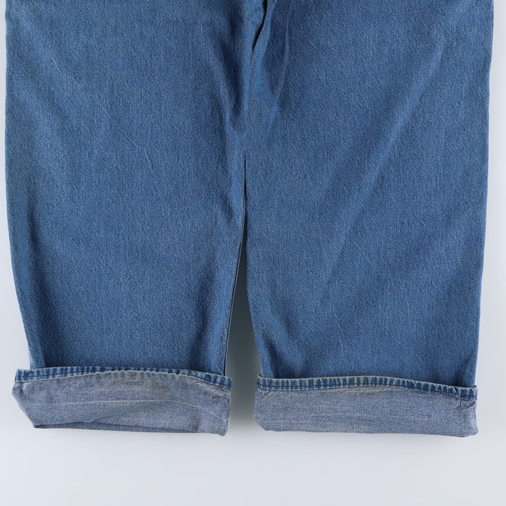 Big size 90'S Dickies denim overalls, men's size W41 equivalent, vintage. cotton blue type Vintage Second Hand