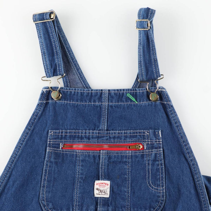 Pointer Denim Overalls, Made in USA, Men's Size W41 cotton blue type Vintage Second Hand