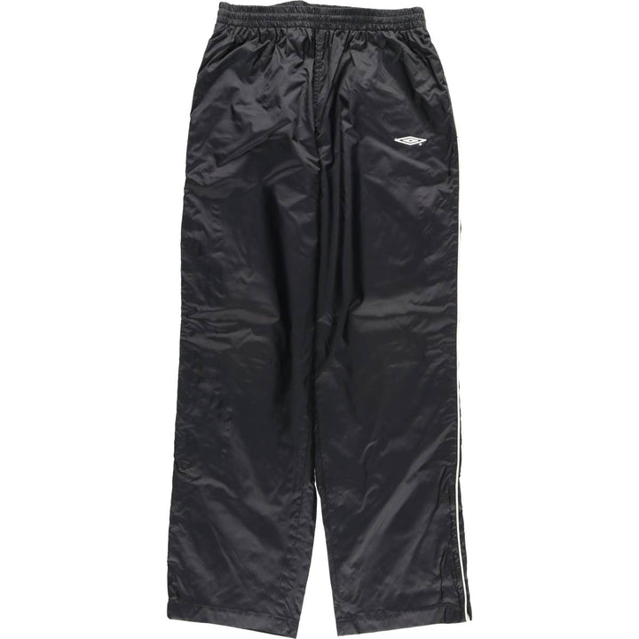 Umbro nylon pants from the 2000s, crinkly, men's size M Nylon black type Vintage Second Hand