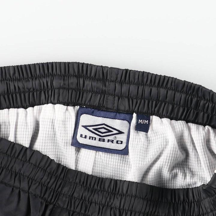 Umbro nylon pants from the 2000s, crinkly, men's size M Nylon black type Vintage Second Hand
