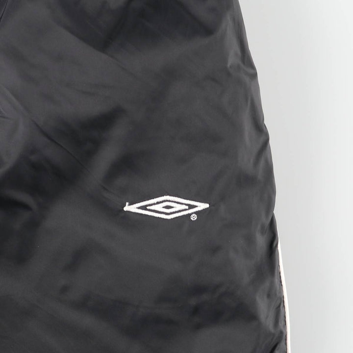 Umbro nylon pants from the 2000s, crinkly, men's size M Nylon black type Vintage Second Hand