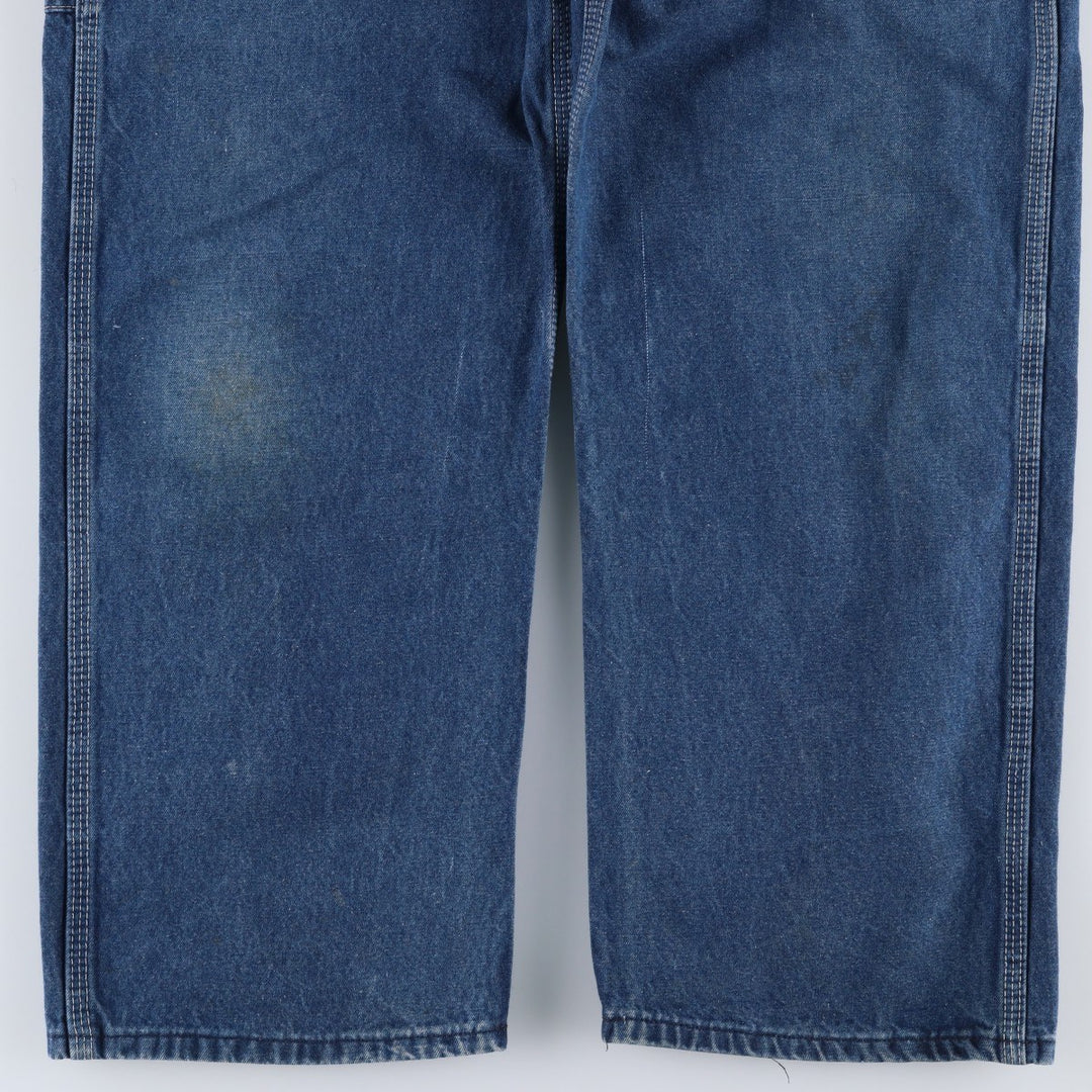 80s-90'S Big Ben denim overalls, made in USA, men's size W37 (approx.), vintage. cotton blue type Vintage Second Hand