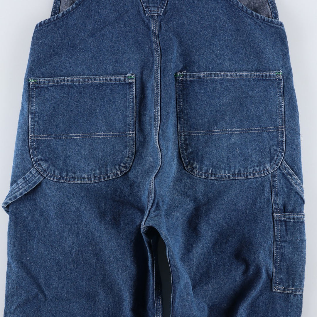 80s-90'S Big Ben denim overalls, made in USA, men's size W37 (approx.), vintage. cotton blue type Vintage Second Hand