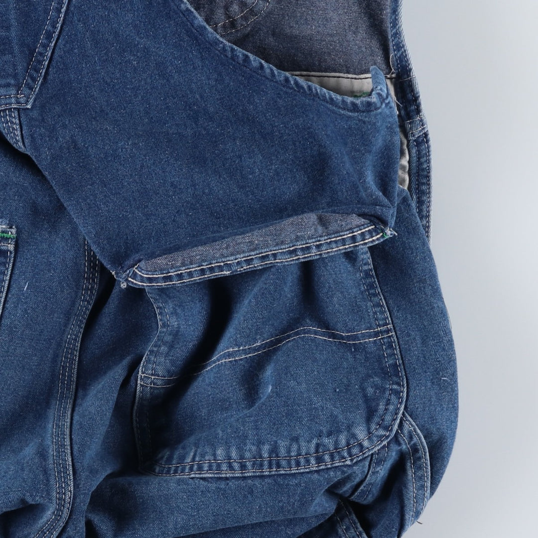 80s-90'S Big Ben denim overalls, made in USA, men's size W37 (approx.), vintage. cotton blue type Vintage Second Hand