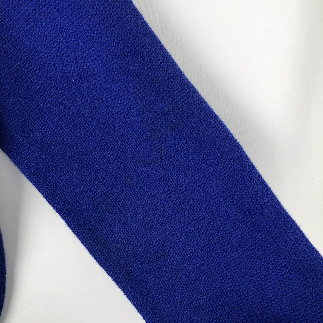 Ralph Lauren POLO by Ralph Lauren One-Point Cotton Knit Sweater, Men's Size L cotton blue type Vintage Second Hand