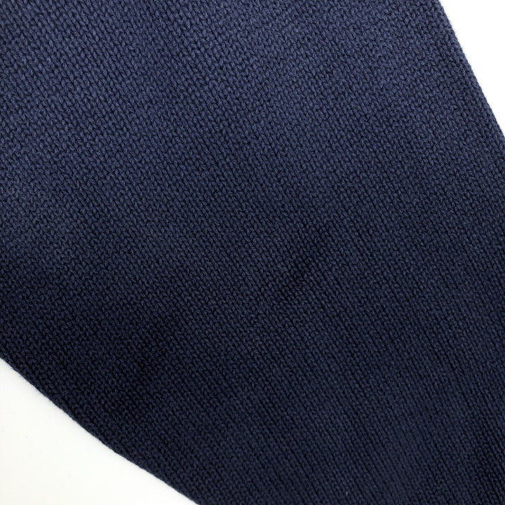 Vintage 90'S Eddie Bauer cotton knit sweater with black tag, size M, men's cotton navy blue type Vintage Second Hand