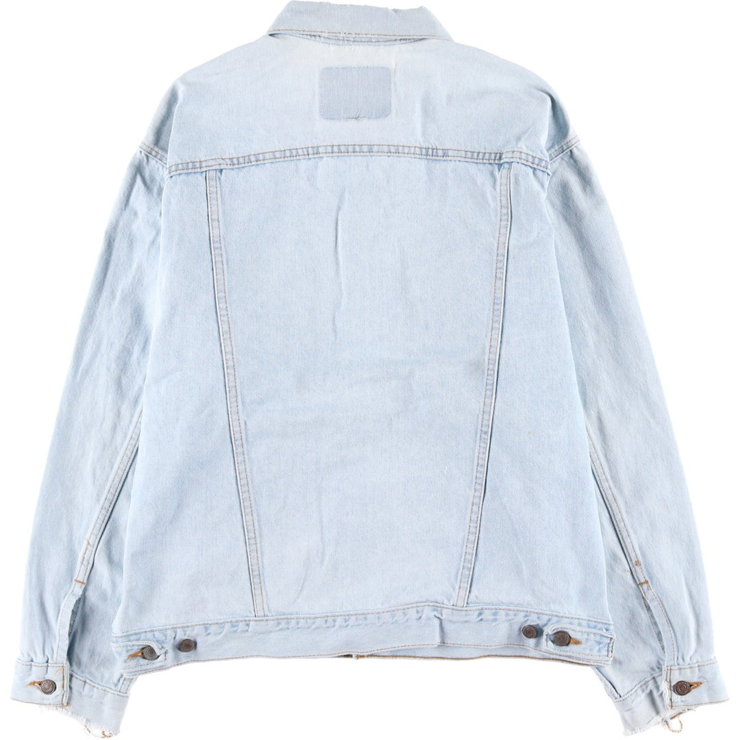 90'S Levi's Denim Jacket, Men's Size XL, Vintage cotton blue type Vintage Second Hand