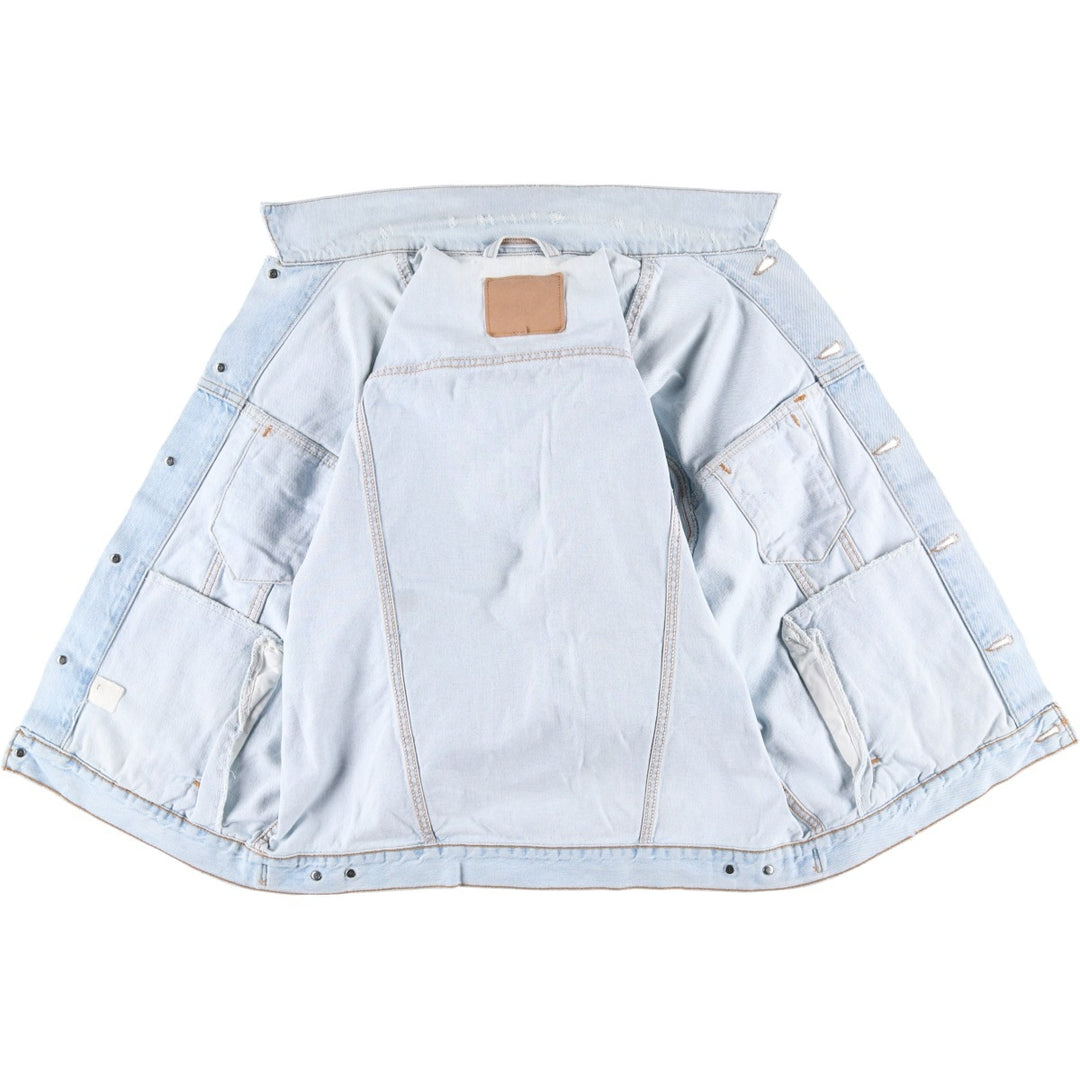 90'S Levi's Denim Jacket, Men's Size XL, Vintage cotton blue type Vintage Second Hand