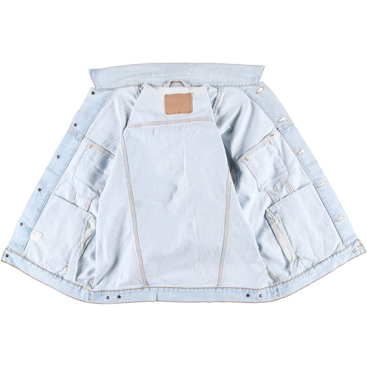 90'S Levi's Denim Jacket, Men's Size XL, Vintage cotton blue type Vintage Second Hand
