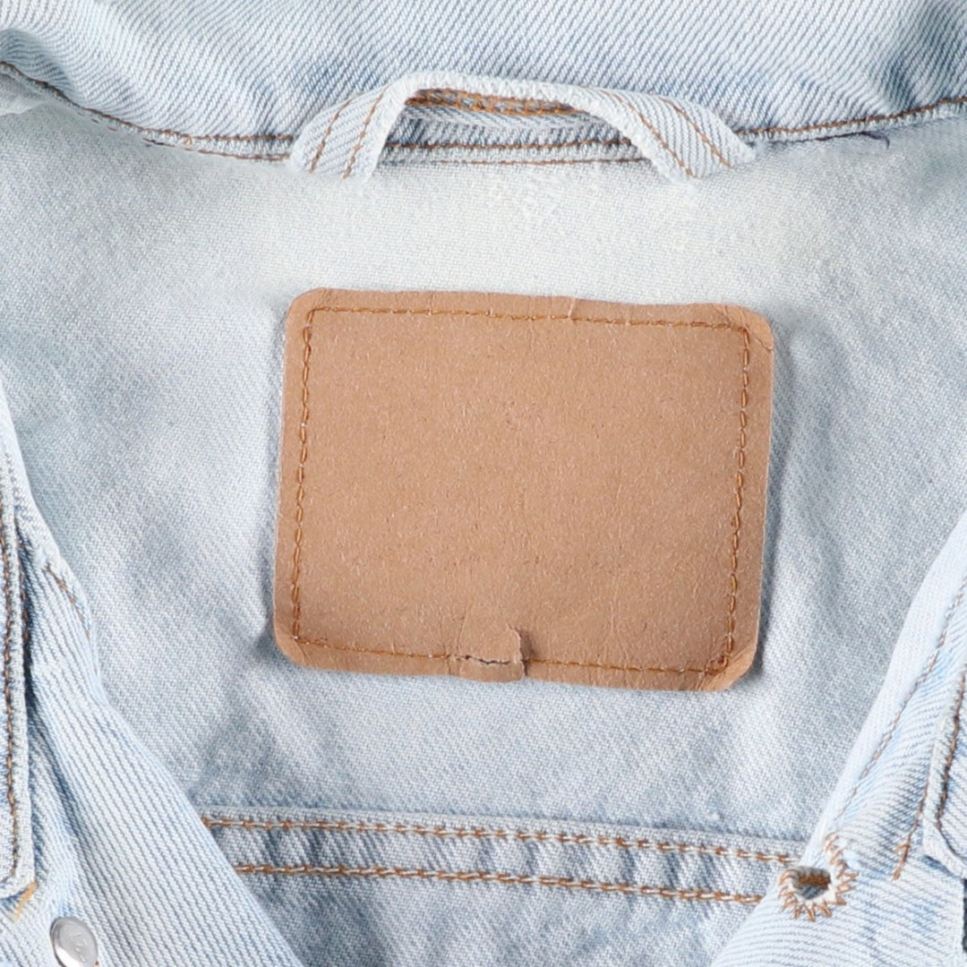 90'S Levi's Denim Jacket, Men's Size XL, Vintage cotton blue type Vintage Second Hand