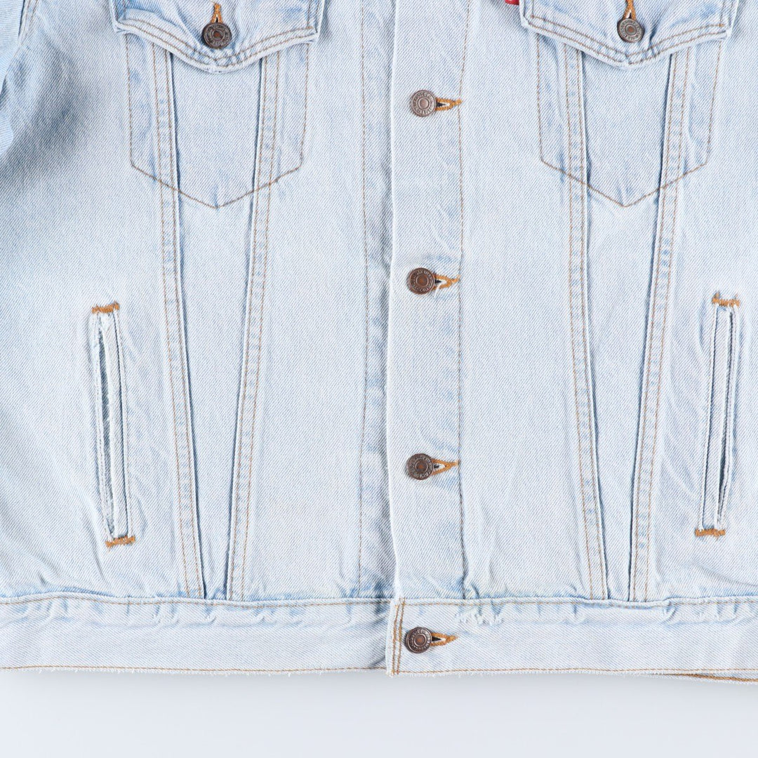 90'S Levi's Denim Jacket, Men's Size XL, Vintage cotton blue type Vintage Second Hand