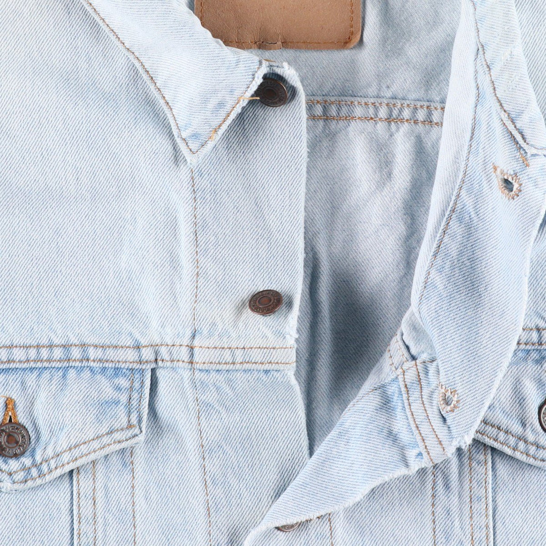 90'S Levi's Denim Jacket, Men's Size XL, Vintage cotton blue type Vintage Second Hand