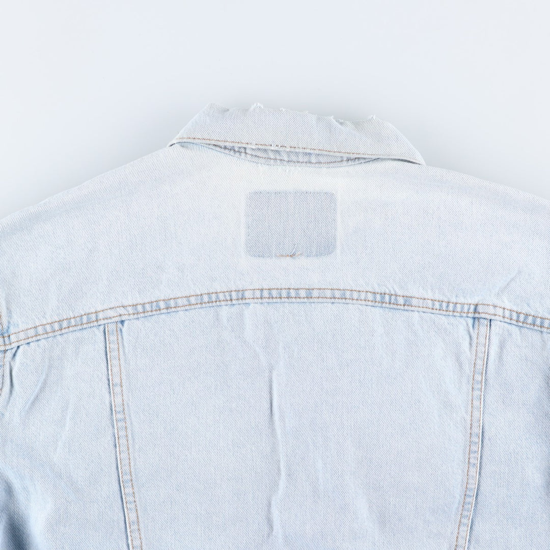 90'S Levi's Denim Jacket, Men's Size XL, Vintage cotton blue type Vintage Second Hand