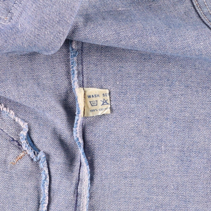 Vintage 70'S Wrangler denim jacket, denim jacket, men's size M cotton blue type Vintage Second Hand