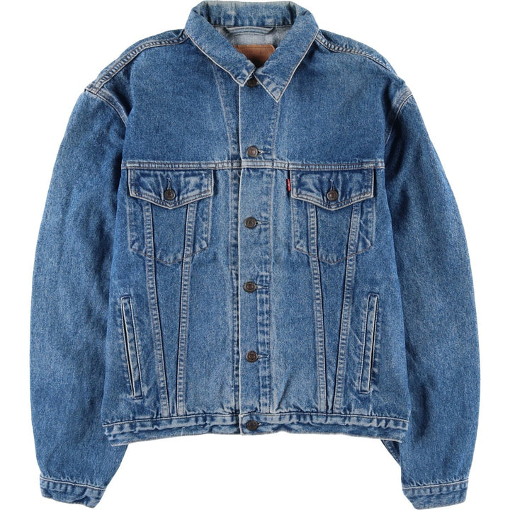 Vintage 1980'S Levi's 70503-0214 denim jacket, men's size L cotton blue type Vintage Second Hand
