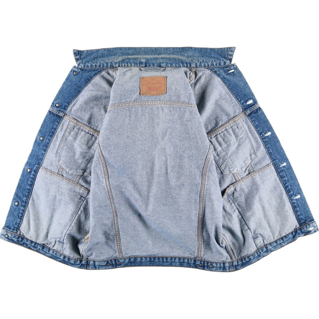 Vintage 1980'S Levi's 70503-0214 denim jacket, men's size L cotton blue type Vintage Second Hand