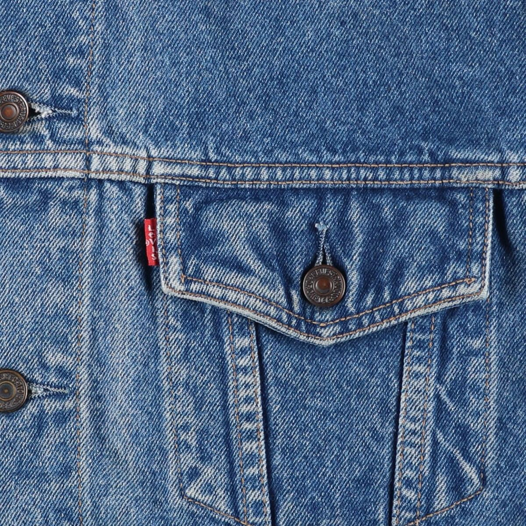 Vintage 1980'S Levi's 70503-0214 denim jacket, men's size L cotton blue type Vintage Second Hand