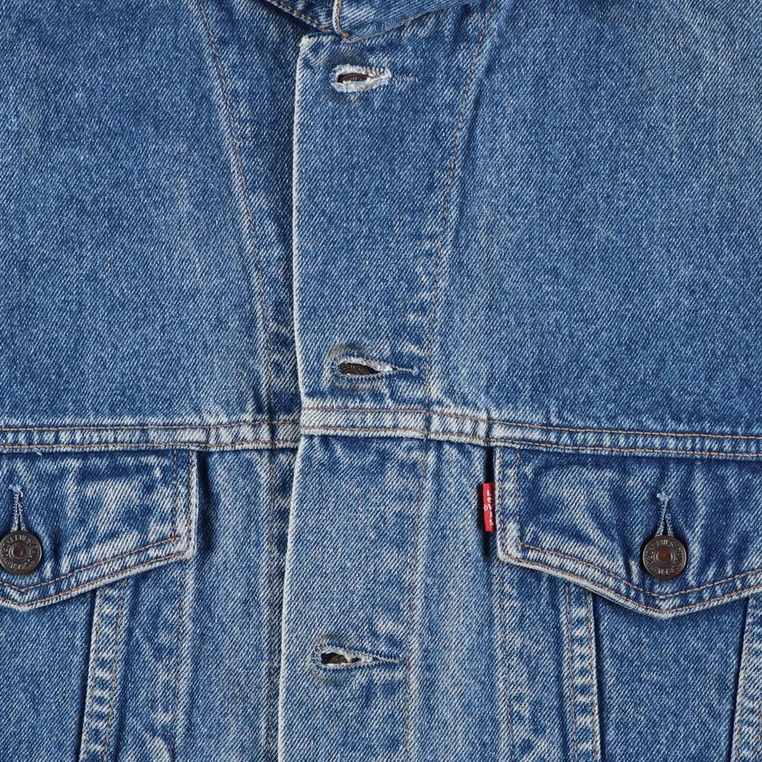 Vintage 1980'S Levi's 70503-0214 denim jacket, men's size L cotton blue type Vintage Second Hand