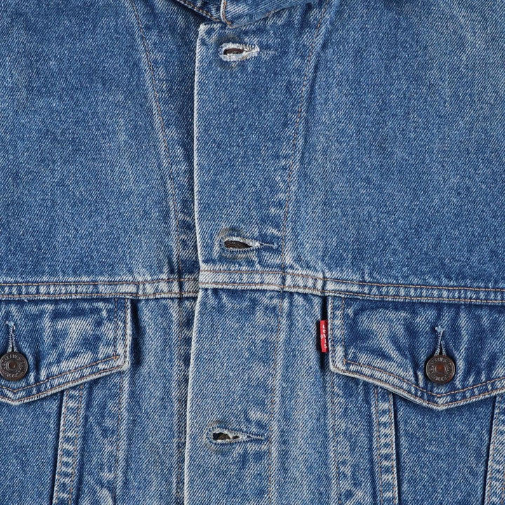 Vintage 1980'S Levi's 70503-0214 denim jacket, men's size L cotton blue type Vintage Second Hand