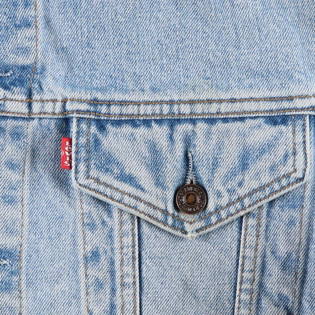 90'S Levi's 70503-0210 denim jacket, denim jacket, men's size L, vintage cotton blue type Vintage Second Hand