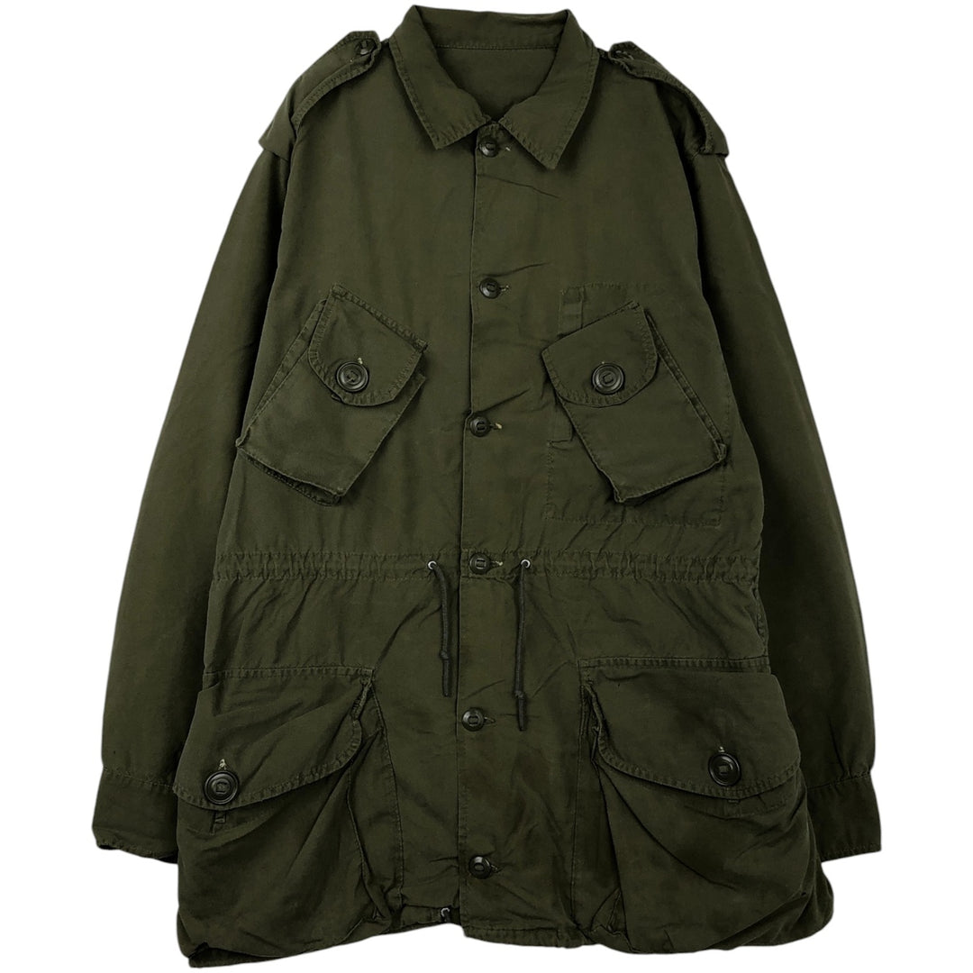 1970'S Canadian Army MK2 Military Combat Jacket, Size 8 Long Medium (Men's Size M equivalent), Vintage unclear Khaki type Vintage Second Hand