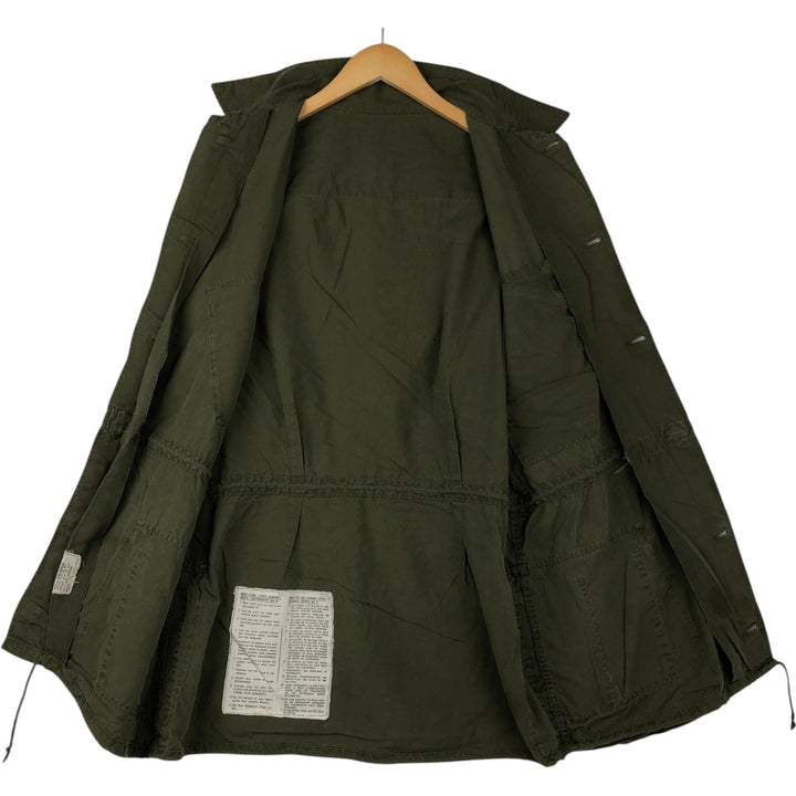 1970'S Canadian Army MK2 Military Combat Jacket, Size 8 Long Medium (Men's Size M equivalent), Vintage unclear Khaki type Vintage Second Hand