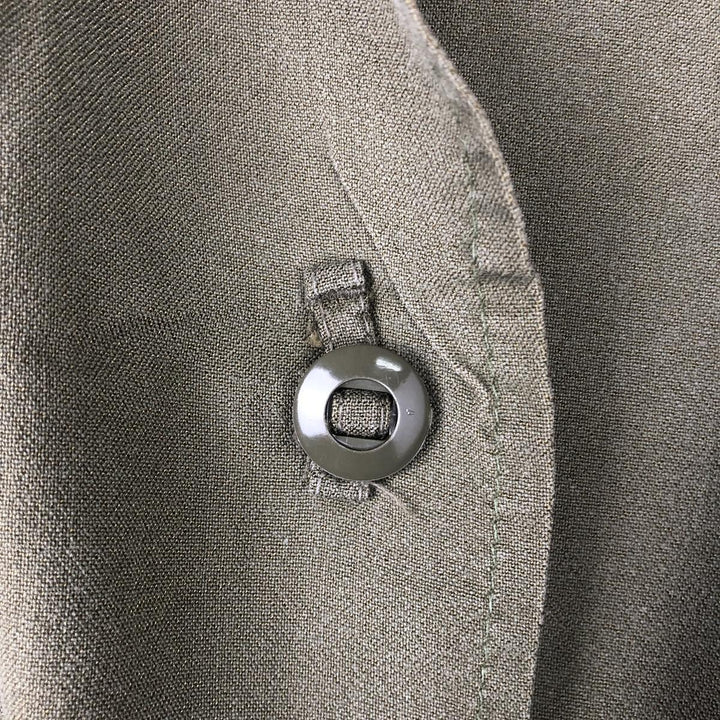 1970'S Canadian Army MK2 Military Combat Jacket, Size 8 Long Medium (Men's Size M equivalent), Vintage unclear Khaki type Vintage Second Hand