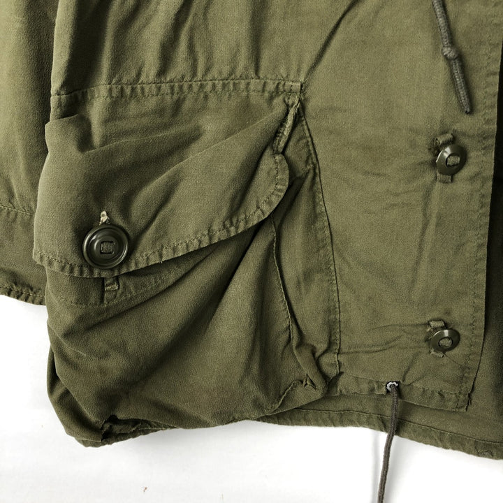 1970'S Canadian Army MK2 Military Combat Jacket, Size 8 Long Medium (Men's Size M equivalent), Vintage unclear Khaki type Vintage Second Hand