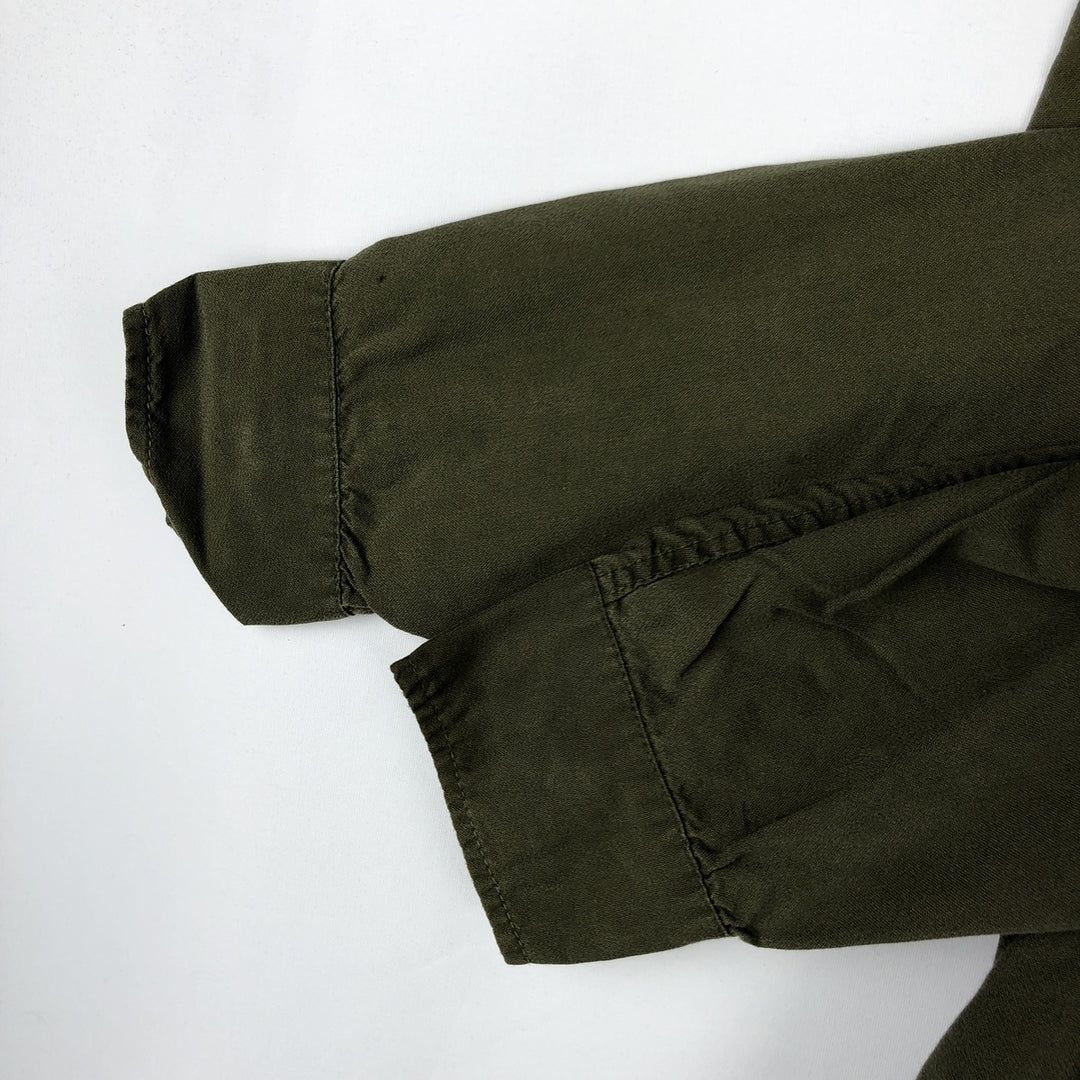 1970'S Canadian Army MK2 Military Combat Jacket, Size 8 Long Medium (Men's Size M equivalent), Vintage unclear Khaki type Vintage Second Hand