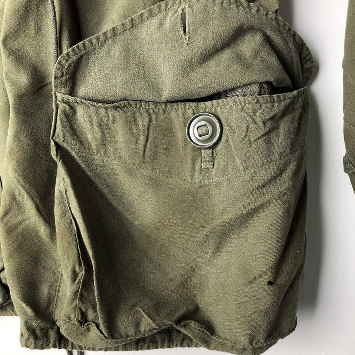 1970'S Canadian Army MK2 Military Combat Jacket, Size 8 Long Medium (Men's Size M equivalent), Vintage unclear Khaki type Vintage Second Hand